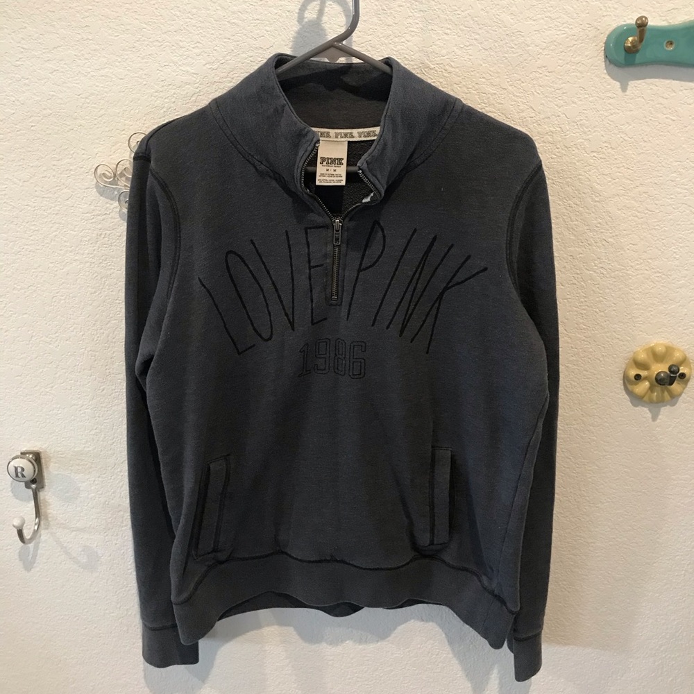 Victoria’s Secret pink quarter zip pullover